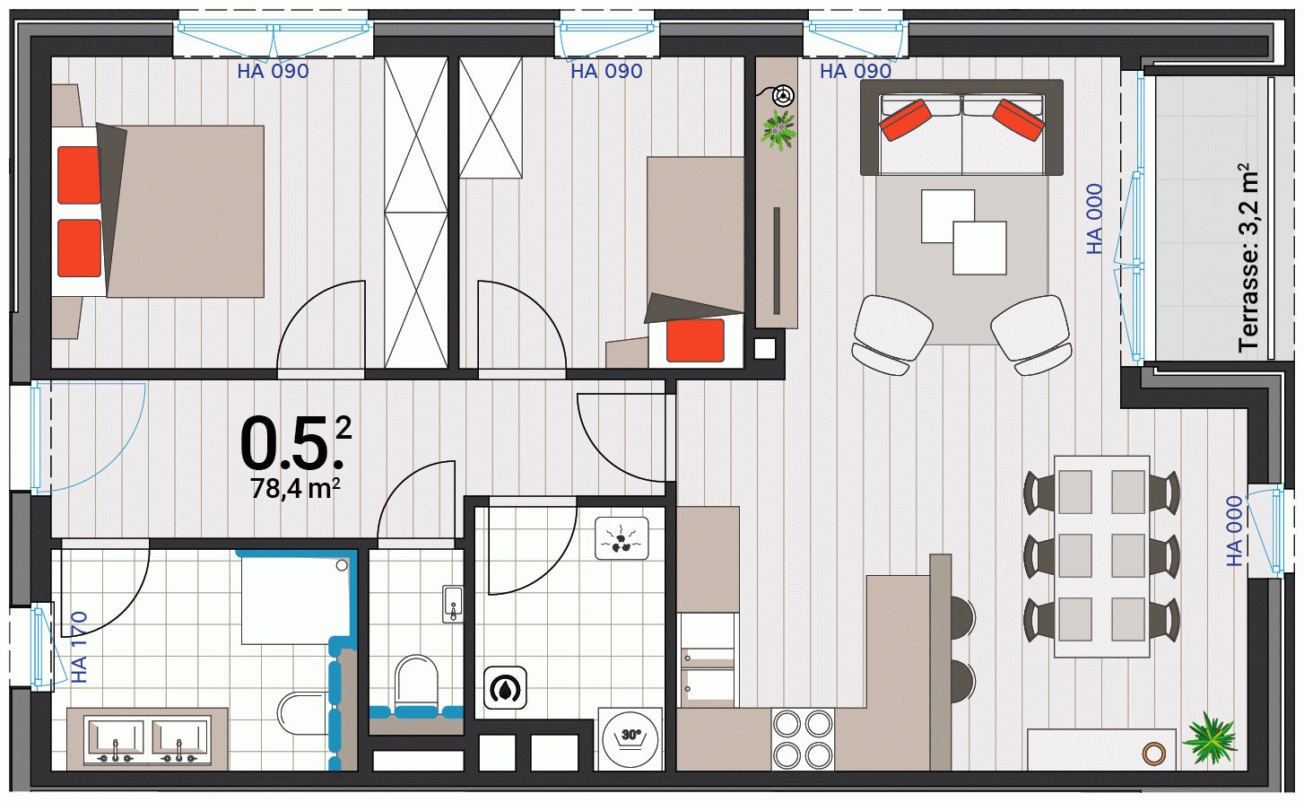 Appartement 0.5.